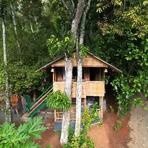 Fab - Bamboo Hut With Open Shower , Munnar India